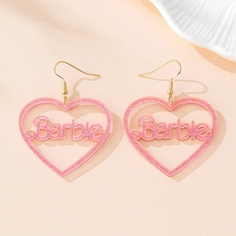 Heart Earrings for Women Girls  Acrylic Earring Jewelry