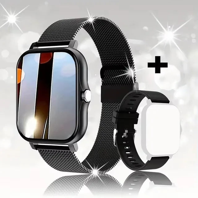 2025Waterproof Smart Watch with Message Answer Call Sports  For iPhone Android