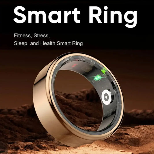 2025 NEW R02 Smart Ring Heart Rate Health Monitor IP68 3ATM Waterproof Multi Sport Modes Blood Oxygen Tracker For Men Women