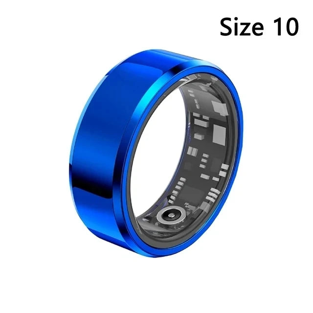 2025 New Smart Ring 4 Color Titanium Steel  Waterproof Multi-sport Modes