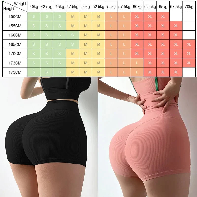 Sports Wear High Waist Yoga Shorts  XL Broadcloth Amazing 