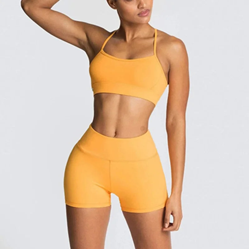 Yoga Suit Women Two Piece Set Girl Fitness