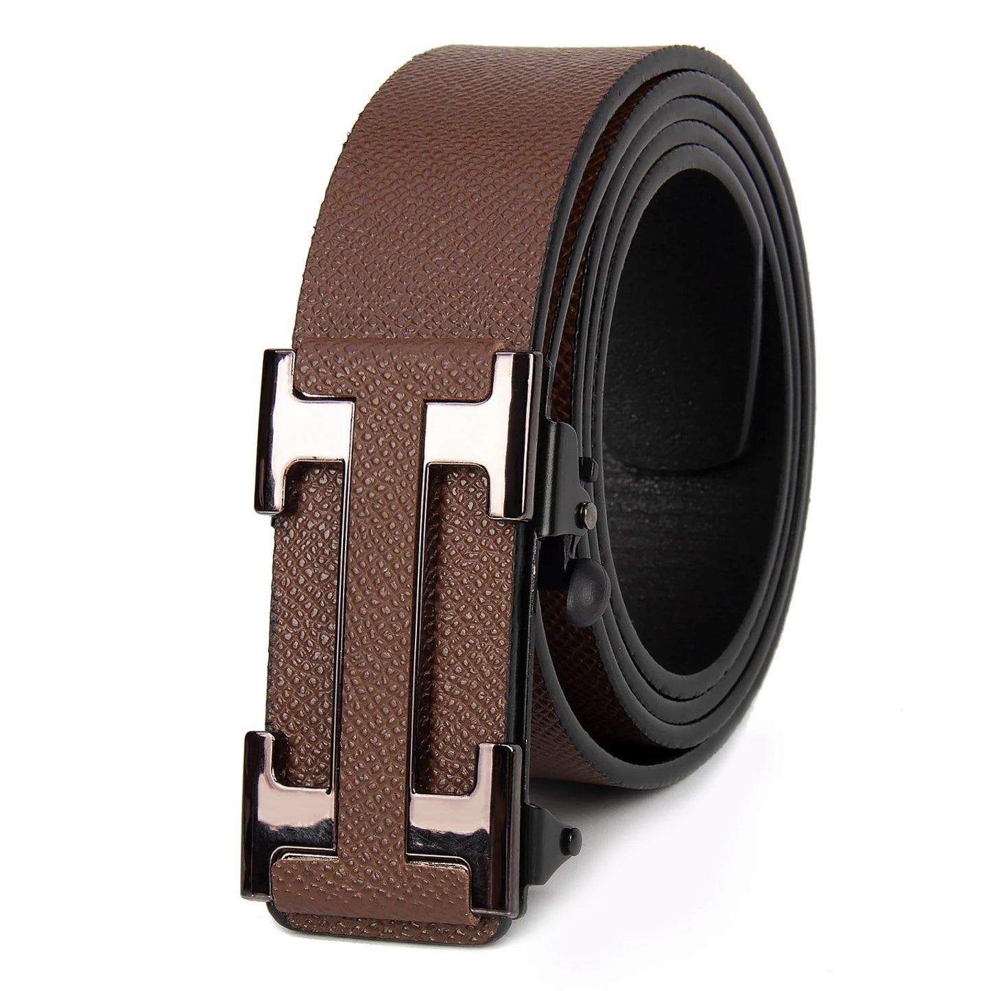 Famous Style Male Brand Belt Men  Men's Business Belts Durable dark colored gift item