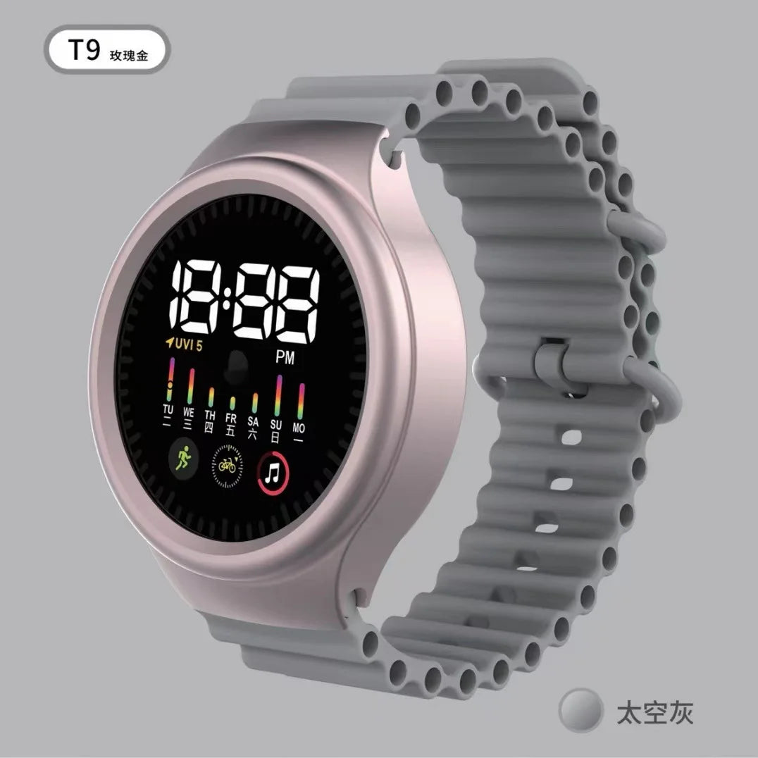 Touch Digital LED Electronic Watches Men  Children Wristwatch Boys Girls