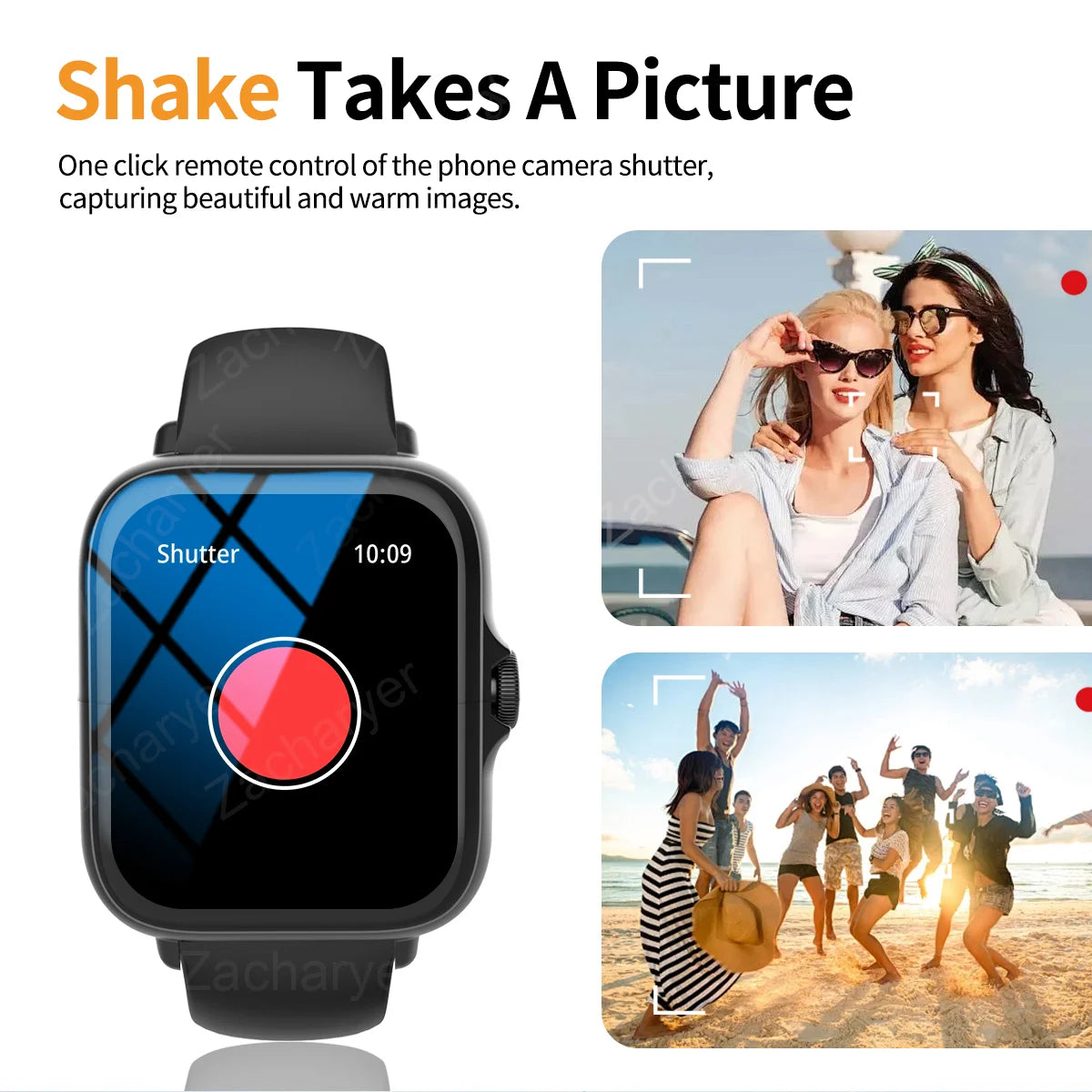 sports smartwatch, wireless calling, information reminder, men's and women's multifunctional