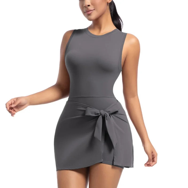 Sports Wear SEXY Tennis Skirts Yoga Dresses Women