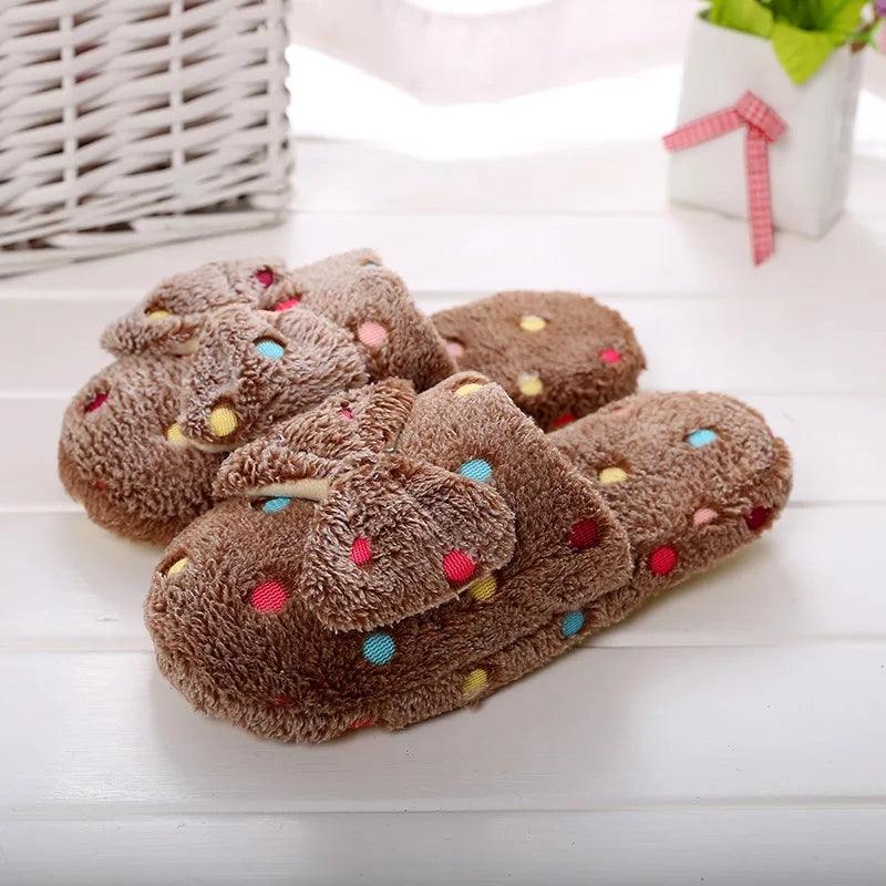 Women's Winter Home Slippers Cute Autumn  Soft Bedroom Floor