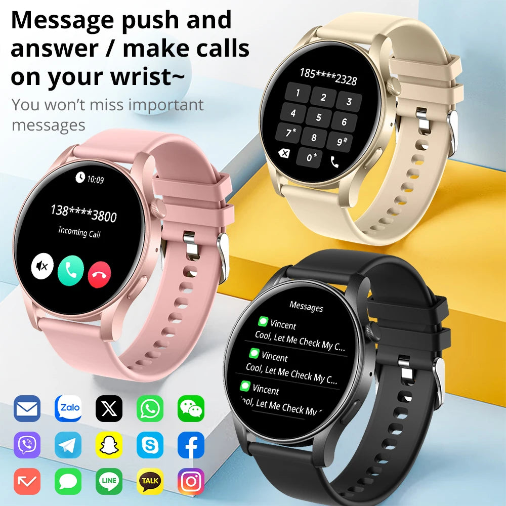 [2025 New] COLMI V73 Smartwatch AMOLED Display Bluetooth Calls Health Fitness Tracking Smart Watch for Men Women