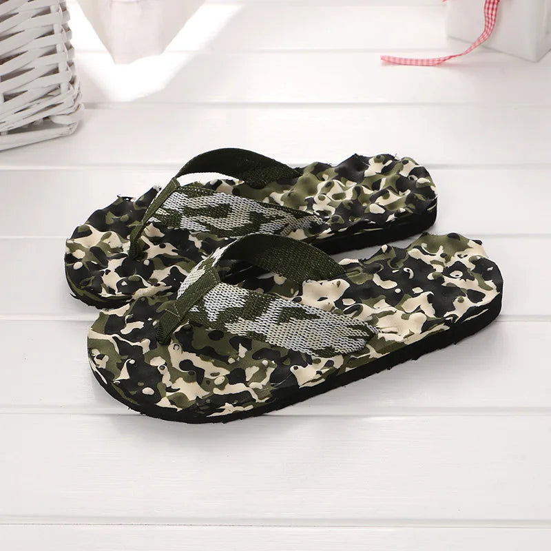 Summer Slippers Men Flip Flops Beach Shoes Slippers Indoor House Shoes