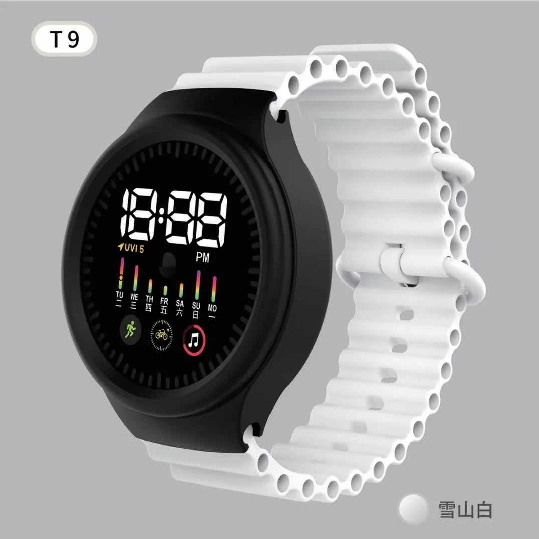 Touch Digital LED Electronic Watches Men  Children Wristwatch Boys Girls