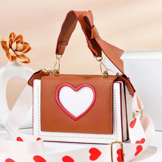 Bags Heart Handbags Fashion Designer Luxury Crossbody Bag