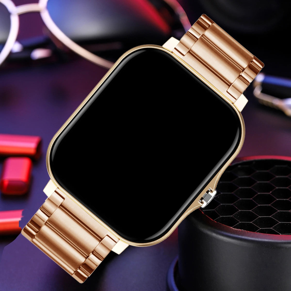 2025Waterproof Smart Watch with Message Answer Call Sports  For iPhone Android