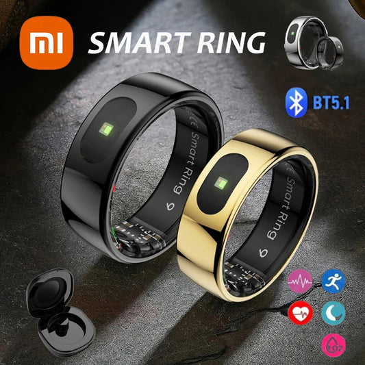 Xiaomi Smart Ring Bluetooth Health Monitor Heart Rate Blood Oxygen Sleep Body Temperature Gesture Control Waterproof Sport Ring