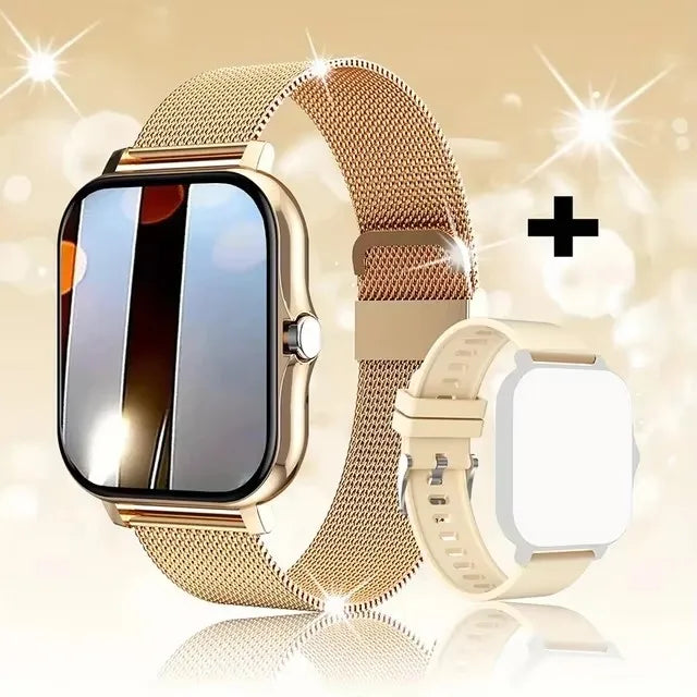 2025Waterproof Smart Watch with Message Answer Call Sports  For iPhone Android