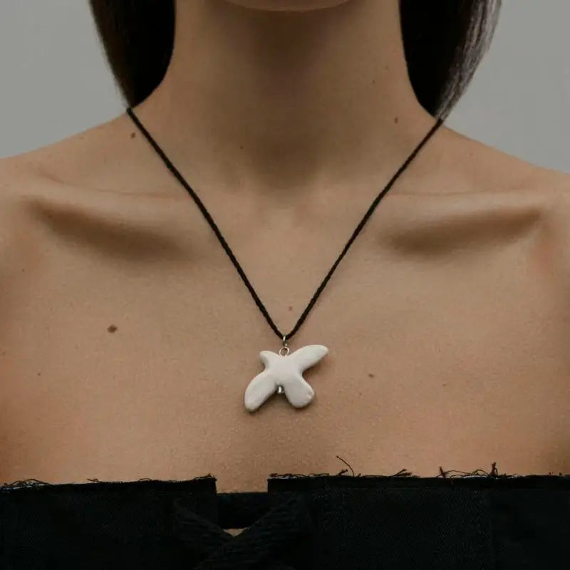 Fashion White Peace Dove Pendant Necklace Earrings for Women