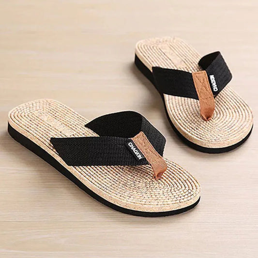 2025 Men Flip Flops Beach Casual Shoes