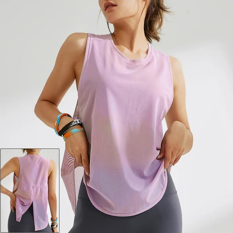 Women Sports Cover-up Home Gym Shirt Plus Size Yoga Top Fitness T-Shirts