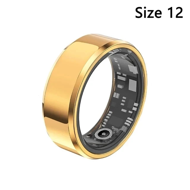 2025 New Smart Ring 4 Color Titanium Steel  Waterproof Multi-sport Modes